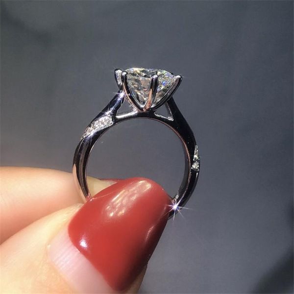 cluster rings elegant 0.8ct lab diamond ring real 925 sterling silver engagement wedding band for women bridal statement party jewelry, Golden;silver
cluster rings elegant 0.8ct lab diamond ring real 925 sterling silver engagement wedding band for women bridal statement party jewelry, Golden;silver