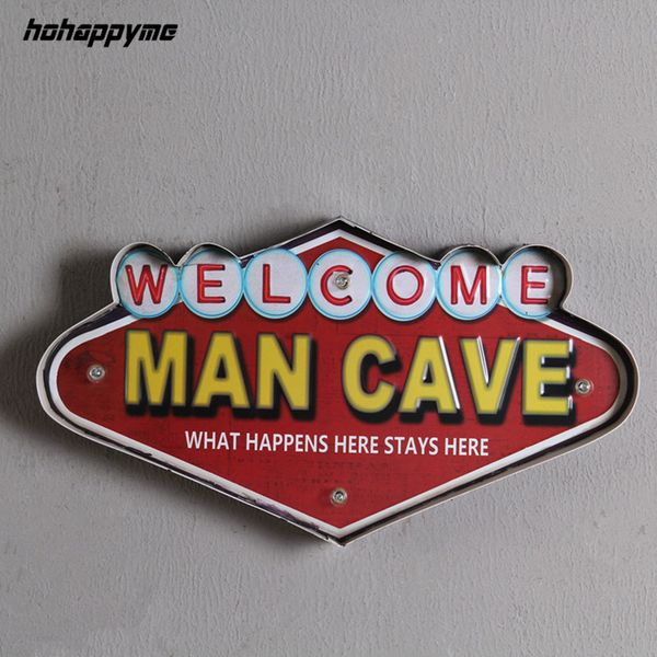 welcome man cave led signs bar cafe garage shopping club living room wall decorative vintage metal sign metal plate home decor
welcome man cave led signs bar cafe garage shopping club living room wall decorative vintage metal sign metal plate home decor