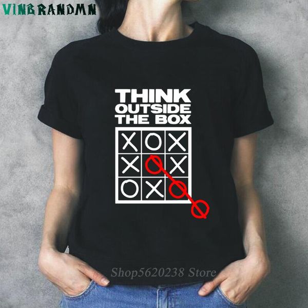 women's t-shirt funny think outside the box summer short sleeve t shirts for women cotton clothing mujer camisetas, White
women's t-shirt funny think outside the box summer short sleeve t shirts for women cotton clothing mujer camisetas, White