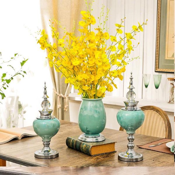 vases european vase decoration home handicraft table ceramics living room tv cabinet creative porch 
vases european vase decoration home handicraft table ceramics living room tv cabinet creative porch