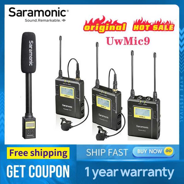 saramonic uwmic9 broadcast uhf camera wireless lavalier microphone system transmitters +one receiver for dslr camcorder microphones
saramonic uwmic9 broadcast uhf camera wireless lavalier microphone system transmitters +one receiver for dslr camcorder microphones