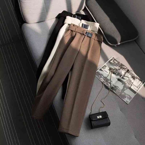 women's pants & capris 2021 autumn and female winter loose wool breeches body heat high waist in straight-leg solid streetwear pants, Black;white
women's pants & capris 2021 autumn and female winter loose wool breeches body heat high waist in straight-leg solid streetwear pants, Black;white