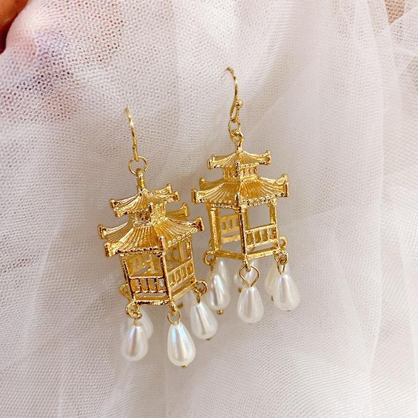 dangle & chandelier fashion simple personality earrings women retro chic pearl tassel pendant, Silver
dangle & chandelier fashion simple personality earrings women retro chic pearl tassel pendant, Silver