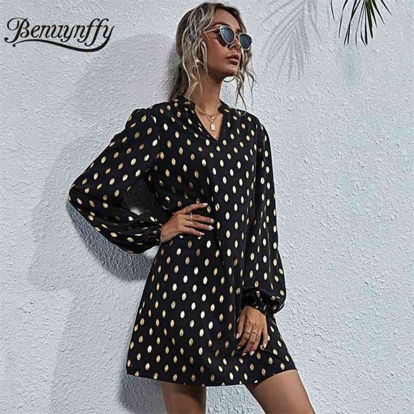autumn office lady bronzing mini dresses black elegant puff long sleeve v neck high street women loose a-line dress 210510, Black;gray
autumn office lady bronzing mini dresses black elegant puff long sleeve v neck high street women loose a-line dress 210510, Black;gray