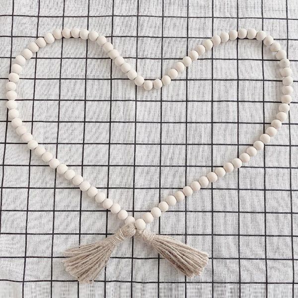 1pcs wood/jute rope wall hanging home decor farmhouse ornaments wood bead garland diy crafts with tassels nature color decorative objects &
1pcs wood/jute rope wall hanging home decor farmhouse ornaments wood bead garland diy crafts with tassels nature color decorative objects &