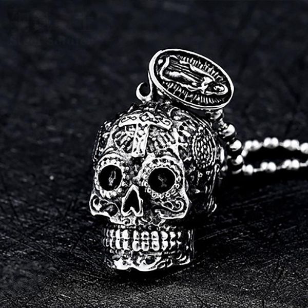 pendant necklaces europe and the united states restore ancient ways necklace wholesale titanium steel individual men women carved madonna ga, Silver
pendant necklaces europe and the united states restore ancient ways necklace wholesale titanium steel individual men women carved madonna ga, Silver