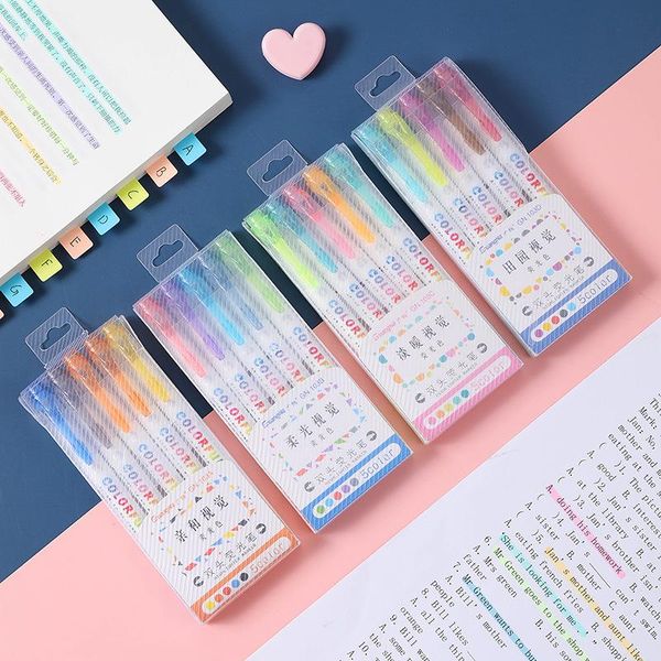 highlighters 20 colors double headed highlighter pens fluorescent markers pen mildliner art marker stationery supplies, Black;red
highlighters 20 colors double headed highlighter pens fluorescent markers pen mildliner art marker stationery supplies, Black;red