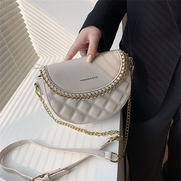women's semi-circular bag new fashion sense small fragrance chain one shoulder messenger purse outlet
women's semi-circular bag new fashion sense small fragrance chain one shoulder messenger purse outlet