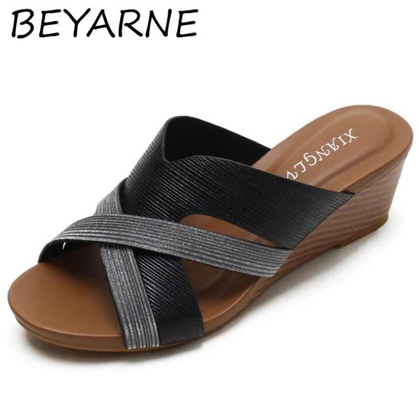 slippers beyarneslope with roman word belt sandals female round toe open vacation travel leisure, Black
slippers beyarneslope with roman word belt sandals female round toe open vacation travel leisure, Black