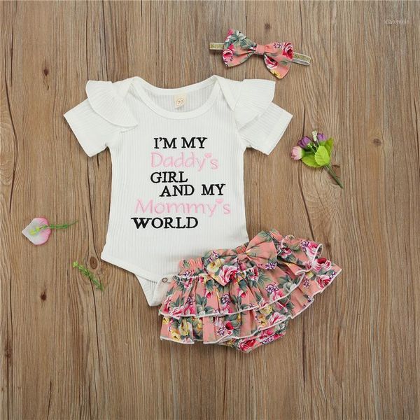 clothing sets baby girls 3 piece summer outfits set short sleeve letter embroidery romper + floral shorts headband for 0-24 months, White
clothing sets baby girls 3 piece summer outfits set short sleeve letter embroidery romper + floral shorts headband for 0-24 months, White