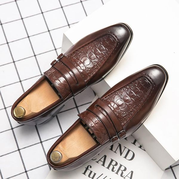 dress shoes luxury men's leather crocodile wedding casual button business office formal zapatos hombre big sizi38-48, Black
dress shoes luxury men's leather crocodile wedding casual button business office formal zapatos hombre big sizi38-48, Black