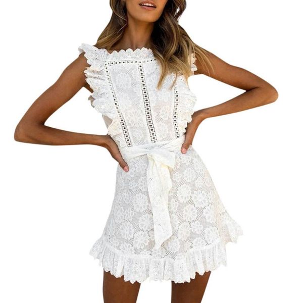 casual dresses lace skinny dress solid color sleeveless round neck mini summer short einfarbig kleid, Black;gray
casual dresses lace skinny dress solid color sleeveless round neck mini summer short einfarbig kleid, Black;gray