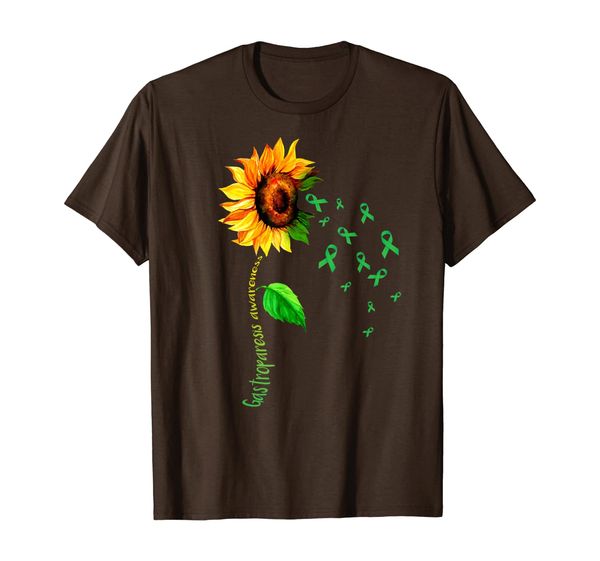 Gastroparesis Awareness Sunflower TShirt, Mainly pictures