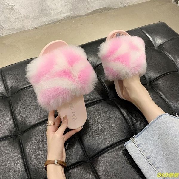 real fur slippers women home fluffy sliders comfort furry summer flats sweet ladies shoes female indoor flip flops, Black
real fur slippers women home fluffy sliders comfort furry summer flats sweet ladies shoes female indoor flip flops, Black