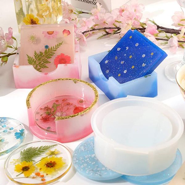 mats & pads 5pcs molds with storage box mold kit epoxy resin for cups home decoration crafts
mats & pads 5pcs molds with storage box mold kit epoxy resin for cups home decoration crafts