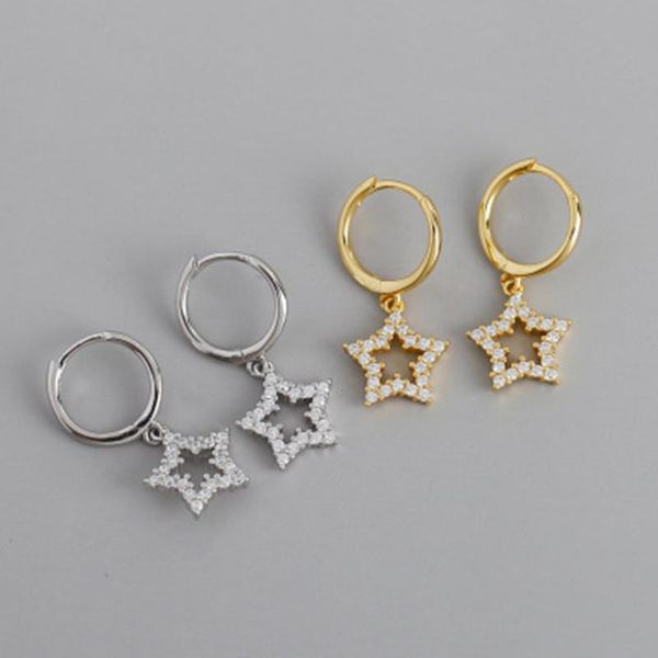 other woman lovers' cute bling star plating 925 sterling silver fine jewelry hoop earrings for anniversary engagement party gift, Golden;silver
other woman lovers' cute bling star plating 925 sterling silver fine jewelry hoop earrings for anniversary engagement party gift, Golden;silver
