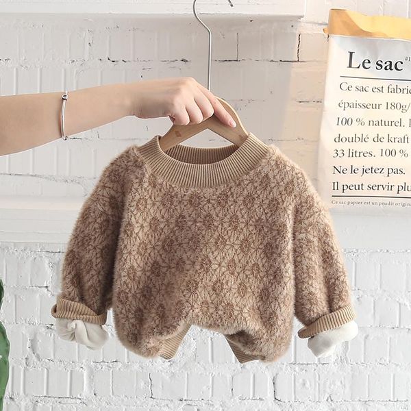 pullover hylkidhuose spring autumn baby boys girls sweaters children casual outdoor thicken warm plush infant kids clothing, Blue
pullover hylkidhuose spring autumn baby boys girls sweaters children casual outdoor thicken warm plush infant kids clothing, Blue