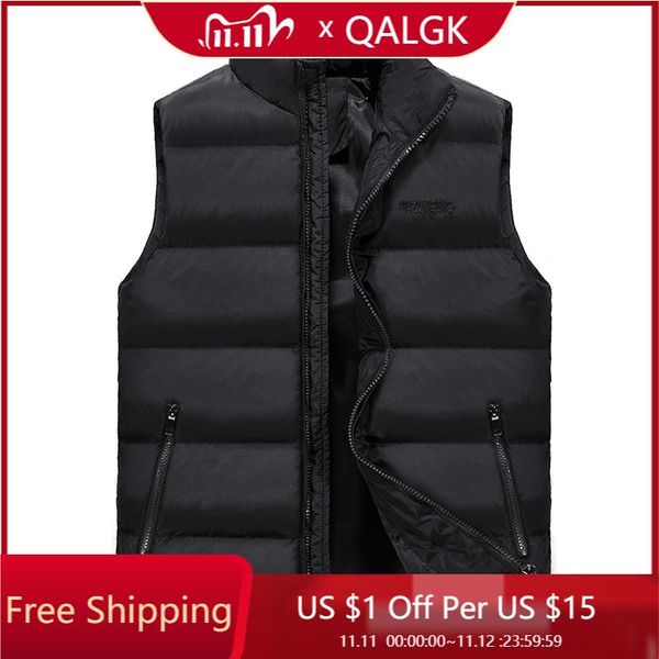 men's autumn and winter leisure classic thick quilted vest jacket fashion all-match solid color clothing cotton men vests, Black;white
men's autumn and winter leisure classic thick quilted vest jacket fashion all-match solid color clothing cotton men vests, Black;white