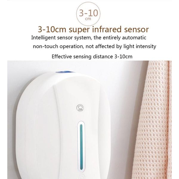 storage bottles & jars automatic touchless hand sanitizer dispenser wall mounted soap 550ml 449d
storage bottles & jars automatic touchless hand sanitizer dispenser wall mounted soap 550ml 449d