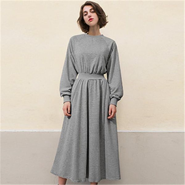 casual dresses 2021 bohemian retro black solid color women dress autumn winter deep o-neck long sleeve chiffon vestidos, Black;gray
casual dresses 2021 bohemian retro black solid color women dress autumn winter deep o-neck long sleeve chiffon vestidos, Black;gray