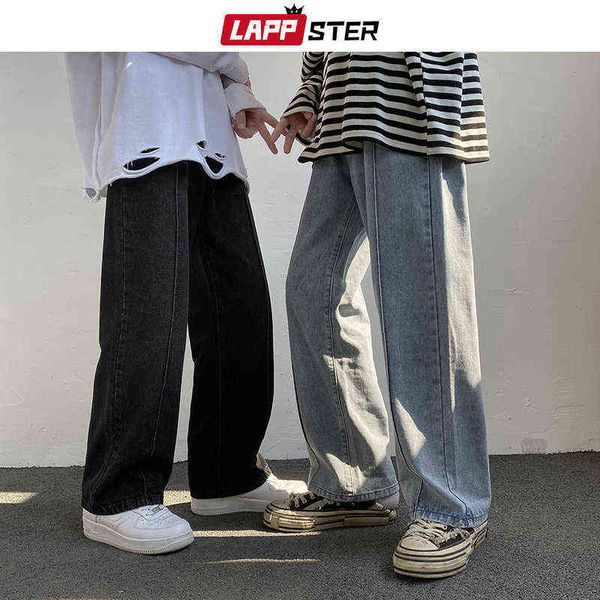 lappster men vintage baggy harajuku jeans pants 2022 mens japanese streetwear y2k denim trousers male kpop casual joggers 0309, Blue
lappster men vintage baggy harajuku jeans pants 2022 mens japanese streetwear y2k denim trousers male kpop casual joggers 0309, Blue
