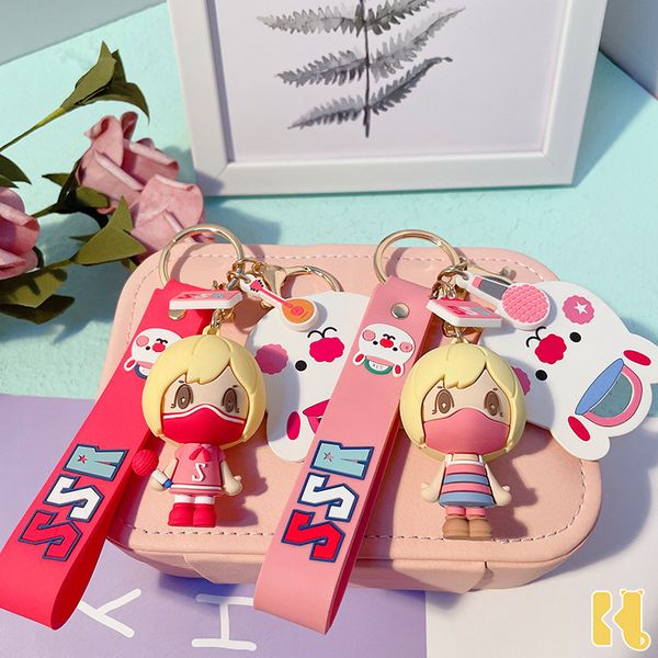 2021 fashion keychain cartoon creative genuine star rabbit key ring chain fashion bag car pendant doll gift, Silver
2021 fashion keychain cartoon creative genuine star rabbit key ring chain fashion bag car pendant doll gift, Silver