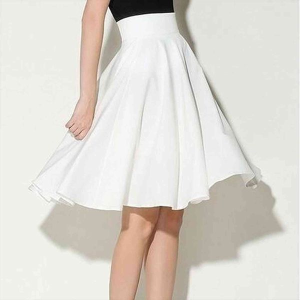 high waist petticoat pleated women skirts knee length retro casual summer soild color all match skirt, Black
high waist petticoat pleated women skirts knee length retro casual summer soild color all match skirt, Black