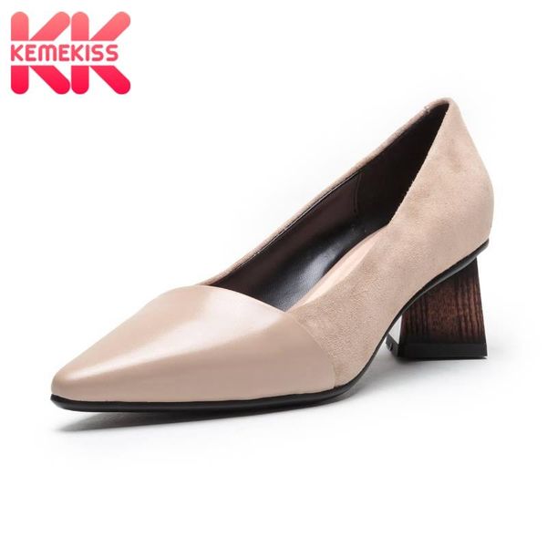 dress shoes kemekiss women pumps designer stylish pointed toe real leather fashion thick heels slip on footwear size 33-40, Black
dress shoes kemekiss women pumps designer stylish pointed toe real leather fashion thick heels slip on footwear size 33-40, Black