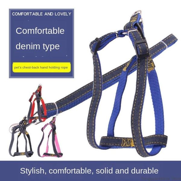 dog collars & leashes pet collar supplies rope leash hand holding denim chest back fashion firm cat
dog collars & leashes pet collar supplies rope leash hand holding denim chest back fashion firm cat
