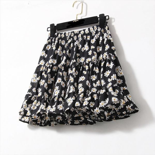 summer with shorts women skirt high waist floral printing ruffle kawaii cute sweet girls puffy mini, Black
summer with shorts women skirt high waist floral printing ruffle kawaii cute sweet girls puffy mini, Black
