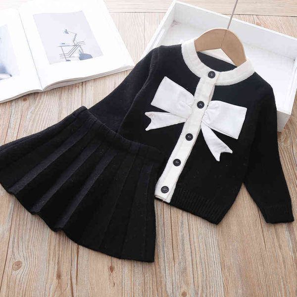 girls clothing sets fall winter 2pcs knitting suits children casual outfits fleece sweet sweater and skirt for baby kids 1-7t g220310, White
girls clothing sets fall winter 2pcs knitting suits children casual outfits fleece sweet sweater and skirt for baby kids 1-7t g220310, White