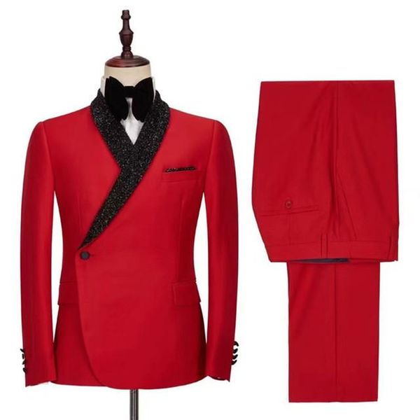 men's suits & blazers fashion red one button men costume homme wedding tuxedos groom party prom blazer slim fit 2 pcs(jacket+pants), White;black
men's suits & blazers fashion red one button men costume homme wedding tuxedos groom party prom blazer slim fit 2 pcs(jacket+pants), White;black
