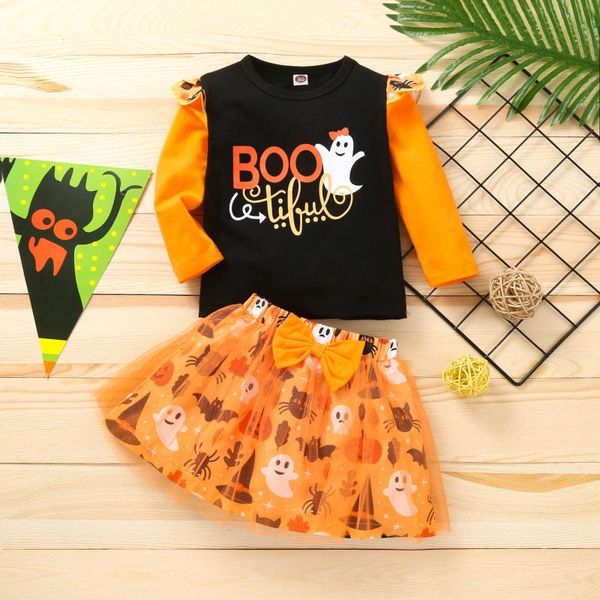 clothing sets cute halloween toddler baby girls letter printed +cartoon tulle skirts outfits kids clothes pour filles, White
clothing sets cute halloween toddler baby girls letter printed +cartoon tulle skirts outfits kids clothes pour filles, White