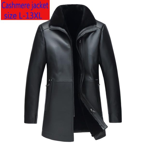 men's leather & faux coat men wool inner thick mink collar casual loose sheepskin luxury plus size l-10xl11xl, Black
men's leather & faux coat men wool inner thick mink collar casual loose sheepskin luxury plus size l-10xl11xl, Black