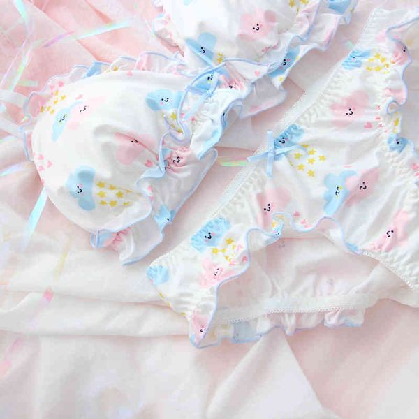 ojbk cute japanese bra & panties set wiresoft underwear sleep intimates kawaii lolita color white nightwear, Black;white
ojbk cute japanese bra & panties set wiresoft underwear sleep intimates kawaii lolita color white nightwear, Black;white