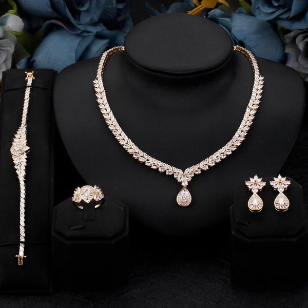 earrings & necklace exquisite small jewelry set 4 pcs ring cubic zirconia fashion bridal jewellery for women wedding, Silver
earrings & necklace exquisite small jewelry set 4 pcs ring cubic zirconia fashion bridal jewellery for women wedding, Silver