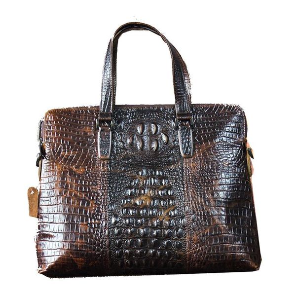 briefcases retro crocodile pattern briefcase italy cowhide leather men's totes handbags shoulder bags male laptop
briefcases retro crocodile pattern briefcase italy cowhide leather men's totes handbags shoulder bags male laptop