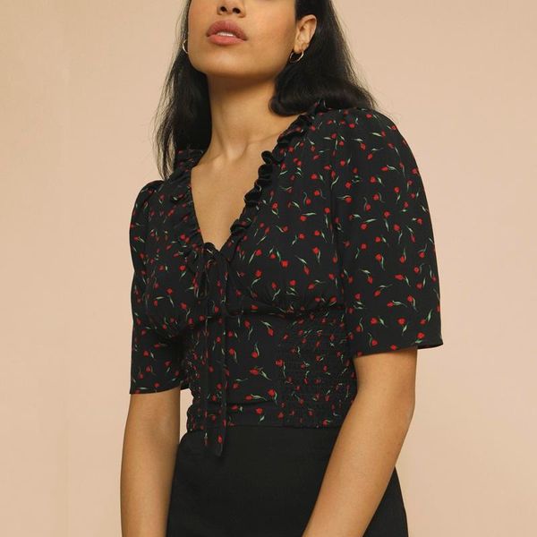 women's blouses & shirts 2021 summer blouse shirt for women fashion short sleeve v neck casual office lady floral print vintage, White
women's blouses & shirts 2021 summer blouse shirt for women fashion short sleeve v neck casual office lady floral print vintage, White