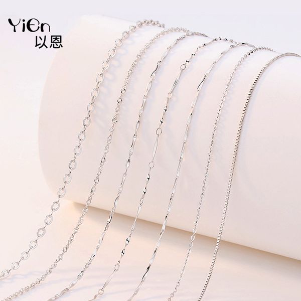 s925 sterling silver necklace replacement clavicle female pendant with box yuanbao melon seed chain
s925 sterling silver necklace replacement clavicle female pendant with box yuanbao melon seed chain