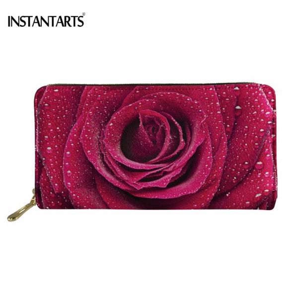 wallets instantarts pretty red flower rose printed women long pu leather wallet fashion storage bags money cash zipper purse, Red;black
wallets instantarts pretty red flower rose printed women long pu leather wallet fashion storage bags money cash zipper purse, Red;black