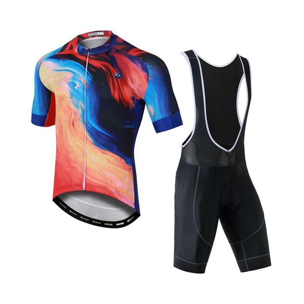 racing sets yocene bicycle sports jersey wholesale printing zipper e-bike suit red cycling, Black;blue
racing sets yocene bicycle sports jersey wholesale printing zipper e-bike suit red cycling, Black;blue