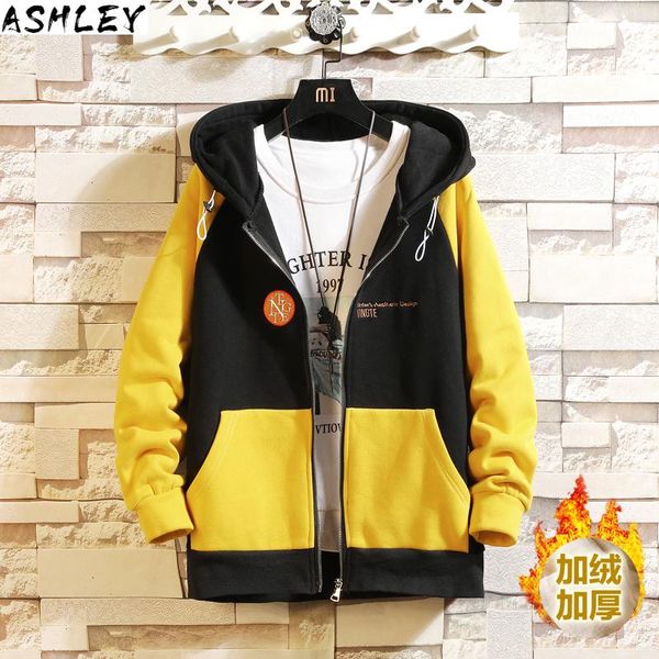 men's jackets winter 19 wear original embroidery casual loose fashion pull hat large size hooded jacket hombre, Black;brown
men's jackets winter 19 wear original embroidery casual loose fashion pull hat large size hooded jacket hombre, Black;brown