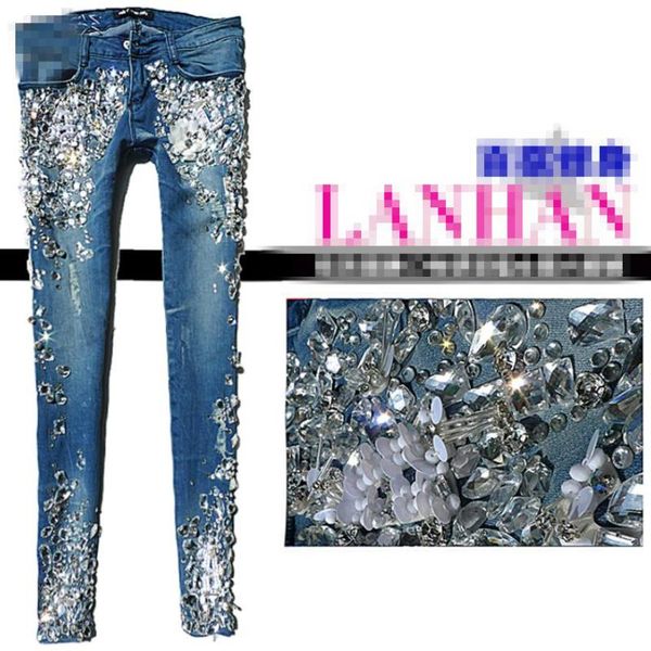 plus size 25-32fashion vintage women luxury embroidered flares diamond denim jeans beaded skinny stretch pencil women's, Blue
plus size 25-32fashion vintage women luxury embroidered flares diamond denim jeans beaded skinny stretch pencil women's, Blue