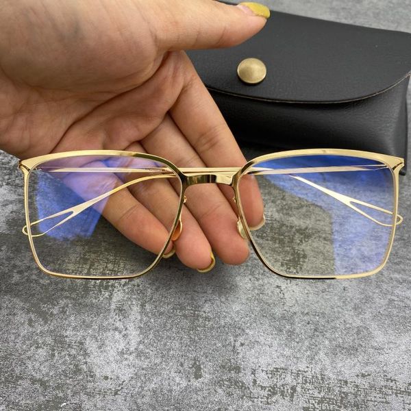 fashion sunglasses frames german brand glasses frame ultra light no screw gold rimmed retro men's and women's metal myopia, Black
fashion sunglasses frames german brand glasses frame ultra light no screw gold rimmed retro men's and women's metal myopia, Black