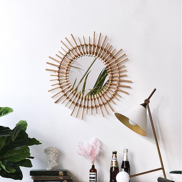 mirrors rattan dressing makeup mirror creative art decoration round b&b living room wall hanging
mirrors rattan dressing makeup mirror creative art decoration round b&b living room wall hanging