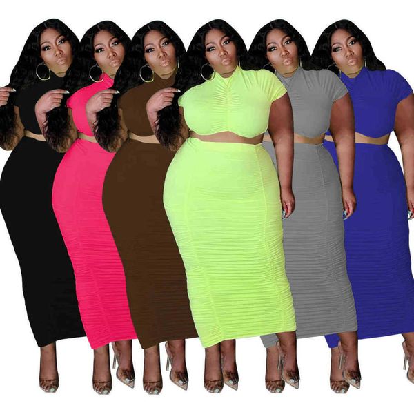 summer plus size women 2 two pieces dressed xl- 5xl fashion leisure solid color short sleeve long dress t-shirt skirt casual suit 6 colors, Black
summer plus size women 2 two pieces dressed xl- 5xl fashion leisure solid color short sleeve long dress t-shirt skirt casual suit 6 colors, Black