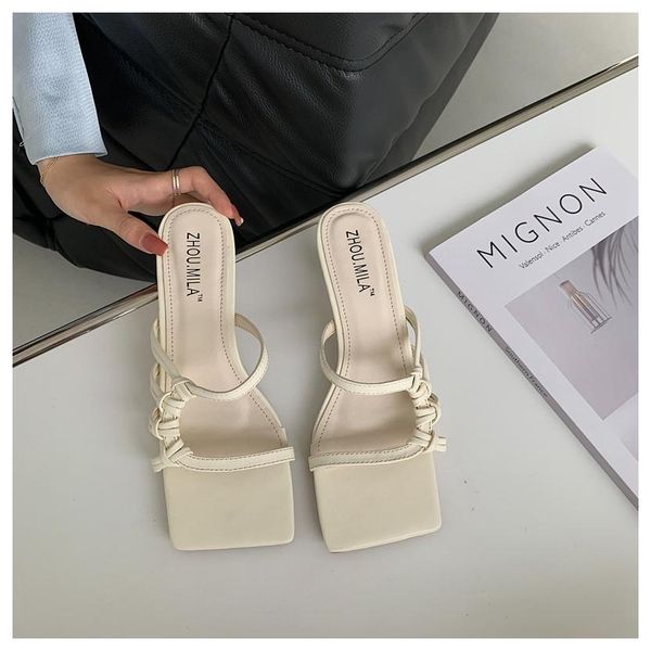 women sandal fashion designers square open toe low spool heel slippers slip on slides leather narrow band sandals summer shoes casual beach, Black
women sandal fashion designers square open toe low spool heel slippers slip on slides leather narrow band sandals summer shoes casual beach, Black