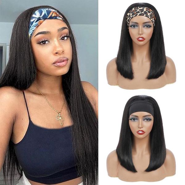 headband wig human hair straight brazilian no glue ombre for black women remy 180% scarf lace wigs, Black;brown
headband wig human hair straight brazilian no glue ombre for black women remy 180% scarf lace wigs, Black;brown
