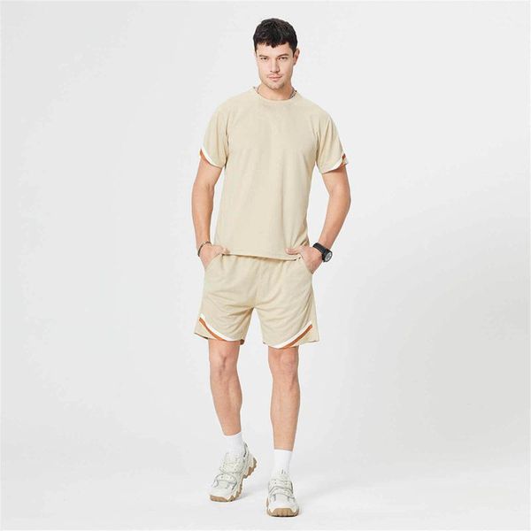 men's tracksuits running trainning sport sets mens patchwork t-shirts & shorts thin breathable sweatsuits summer casual streetwear outd, Gray
men's tracksuits running trainning sport sets mens patchwork t-shirts & shorts thin breathable sweatsuits summer casual streetwear outd, Gray