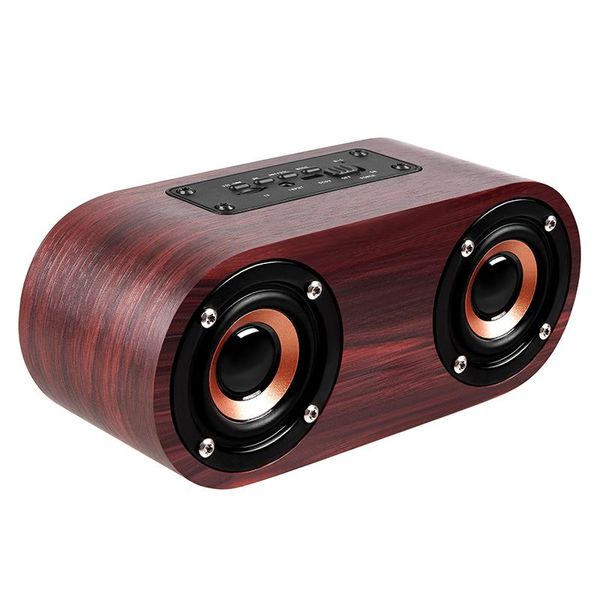 Portable Speakers Vintage Real Wooden Bluetooth Speaker Wireless Dual Stereo Bass Hands-FreeWith Mic TF Card For Mobile Phone
Portable Speakers Vintage Real Wooden Bluetooth Speaker Wireless Dual Stereo Bass Hands-FreeWith Mic TF Card For Mobile Phone